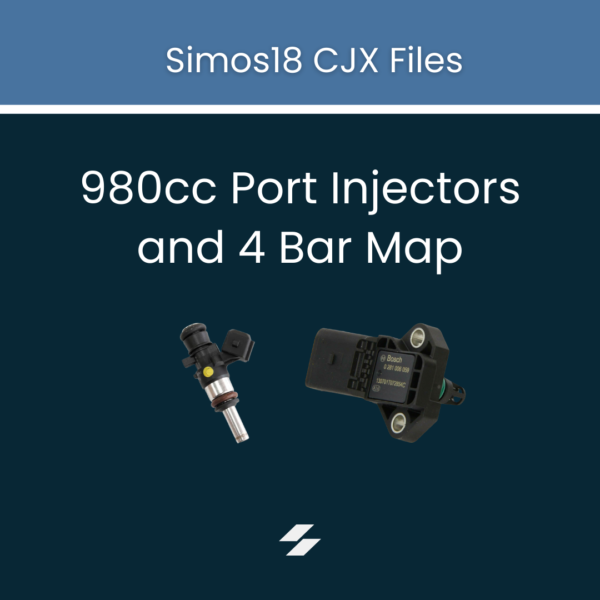 Engine - Simos18.1 CJX 980cc Port Injectors and 4 Bar Map Sensor